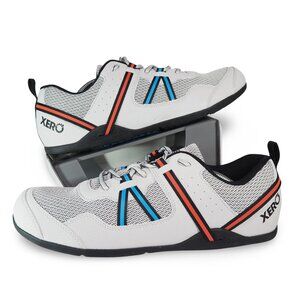 Xero Prio Minimalist Barefoot Training Shoes Men's 14 Lunar‎ - White Black Blue